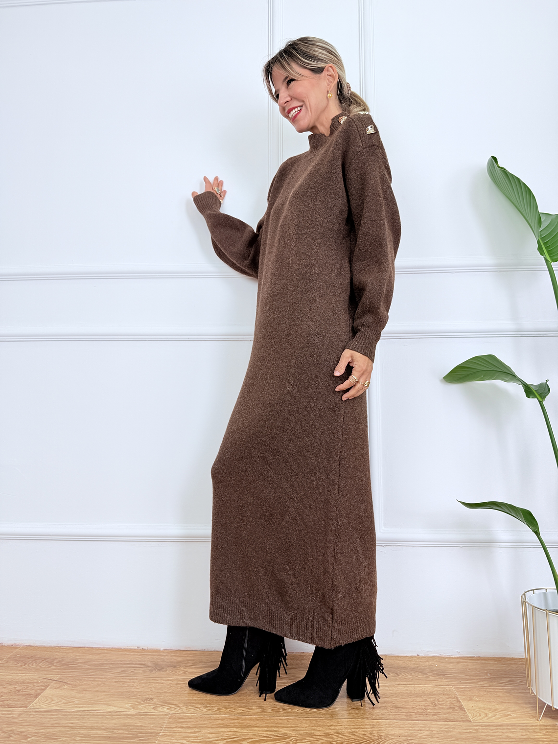 Danica Dress 16393 Choco 2