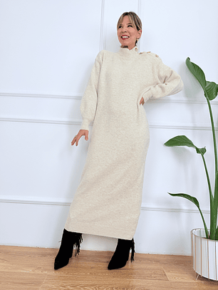 Danica Dress 16393 Almond