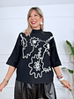 Doodles Sweater ZS3102 Black  - thumbnail 1