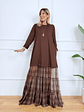 Pablo Dress LD3726 Brown - thumbnail 1