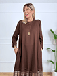 Pablo Dress LD3726 Brown - thumbnail 3