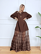 Pablo Dress LD3726 Brown - thumbnail 4