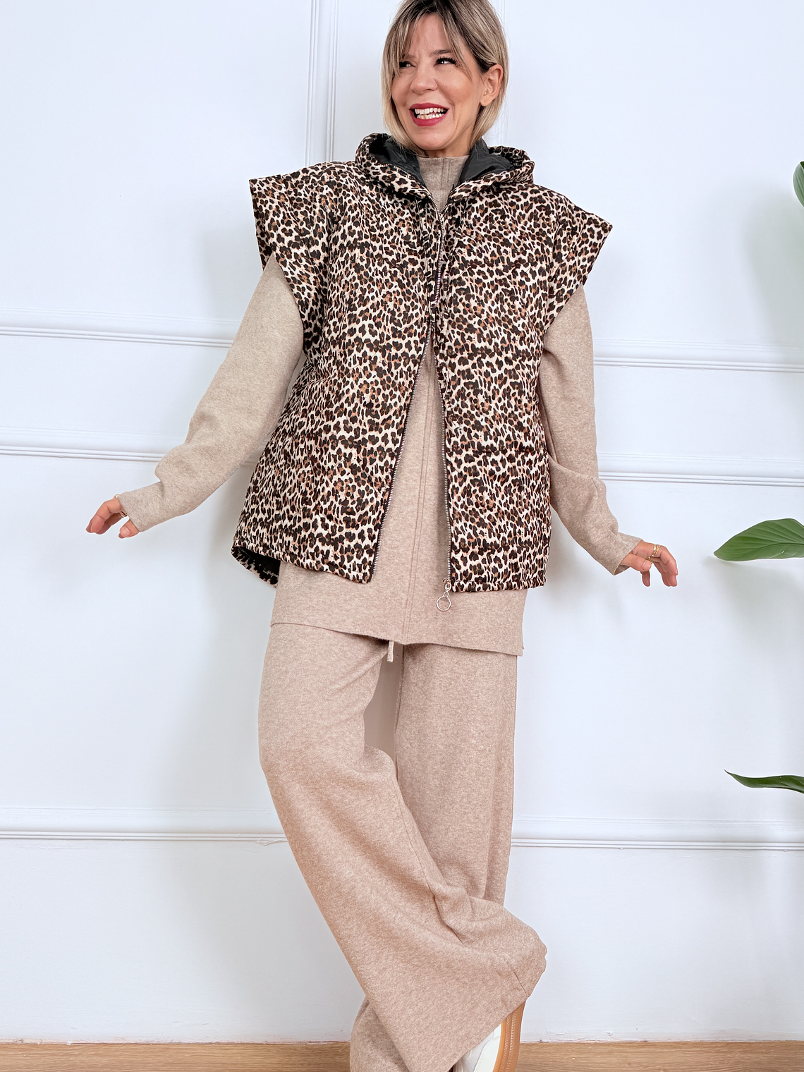 Katya Jacket/Vest 24311 Leopard 1