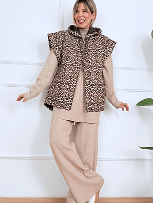 Katya Jacket/Vest 24311 Leopard