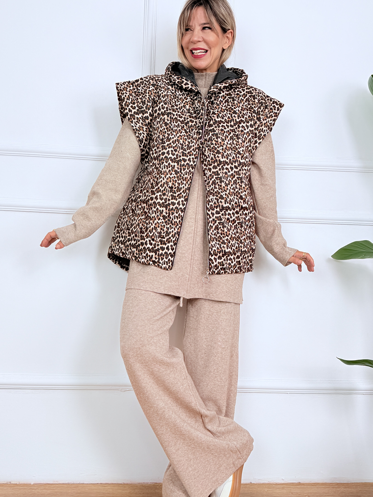 Katya Jacket/Vest 24311 Leopard 1