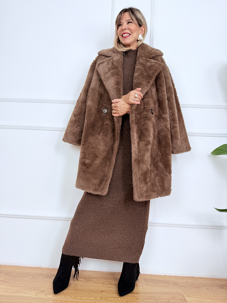 Alven Fur JF020 Brown 2