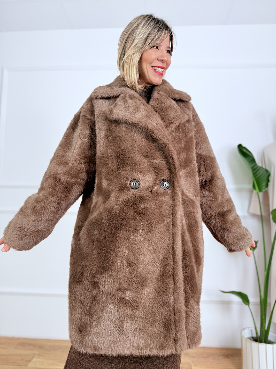 Alven Fur JF020 Brown 5