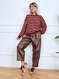 Stellar Stripes Sweater 51158 Madder Red - thumbnail 2
