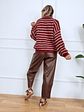 Stellar Stripes Sweater 51158 Madder Red - thumbnail 4