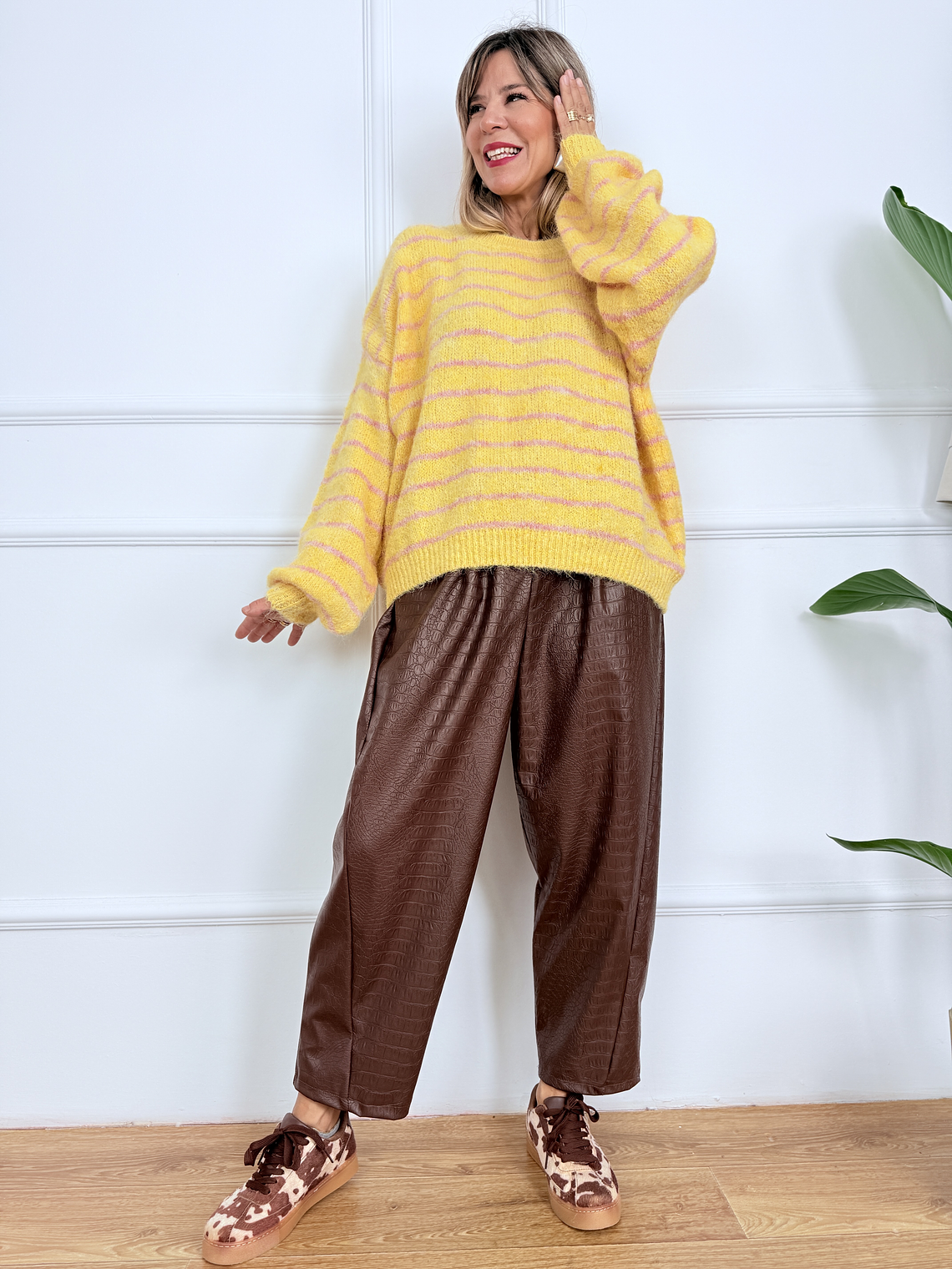 Stellar Stripes Sweater 51158 Yellow 3