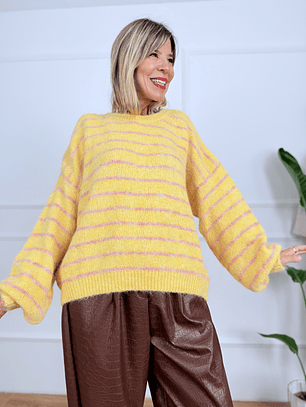Stellar Stripes Sweater 51158 Yellow
