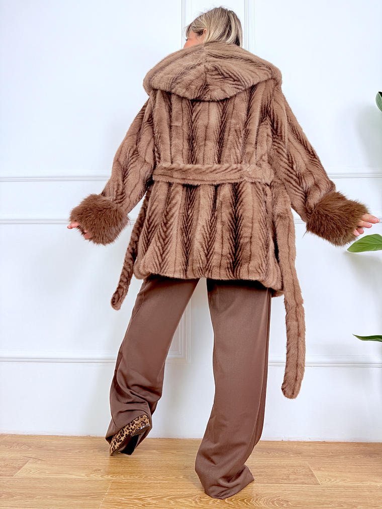 Furette Fur SS22016 Coffee 5