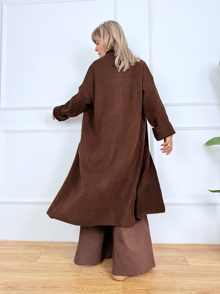 Aniston Cardigan M267 Seal Brown 3
