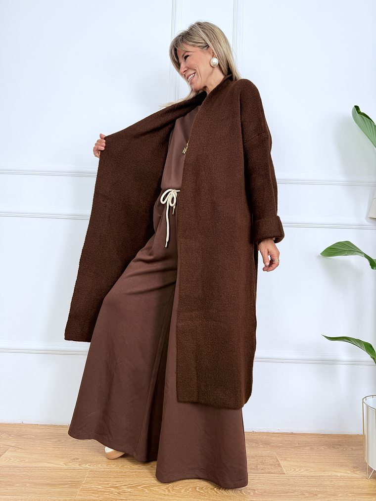 Aniston Cardigan M267 Seal Brown 2