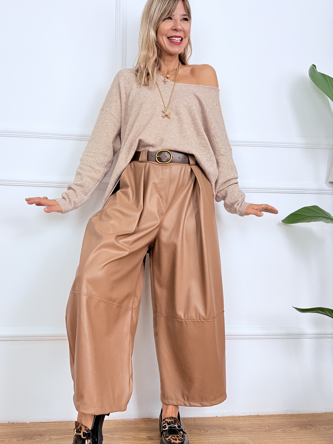 It's a Stitch Pants ART8106 Camel 1
