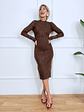 Body Electric Dress 291025 Brown - thumbnail 2