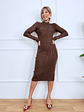 Body Electric Dress 291025 Brown - thumbnail 1