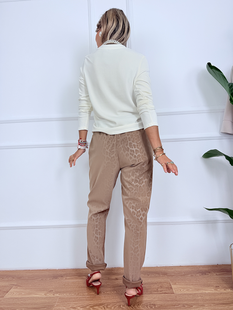 Apt & Trapt Pants 07215 Beige Leo 3