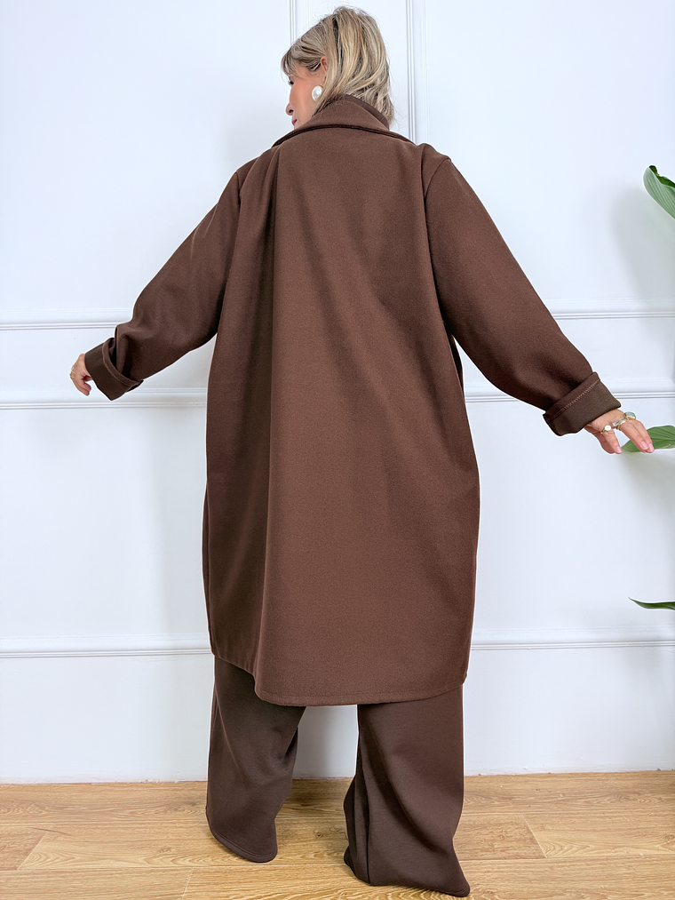 Dapper Flapper Coat 301025 Choco 4
