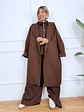 Dapper Flapper Coat 301025 Choco - thumbnail 1