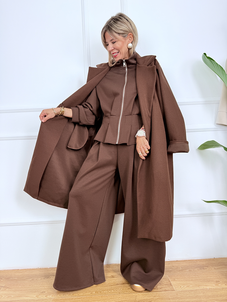 Dapper Flapper Coat 301025 Choco 3