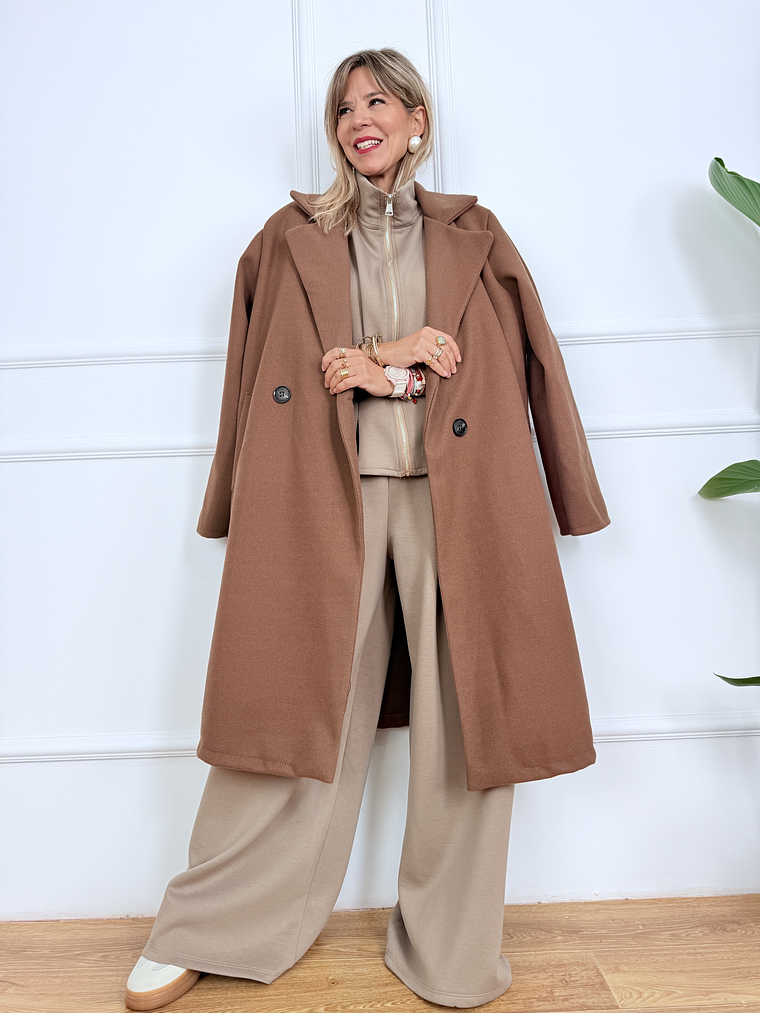 Dapper Flapper Coat 301025 Camel 1