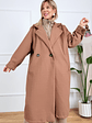 Dapper Flapper Coat 301025 Camel - thumbnail 4