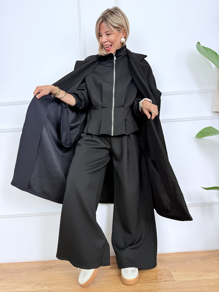 Dapper Flapper Coat 301025 Black 3