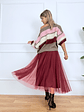 Chic tutu skirt 8888 WINE - thumbnail 3