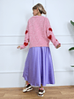 Satin PURPLE skirt 1611  - thumbnail 3