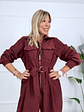 Lukas Jumpsuit 5263 Burgundy - thumbnail 4