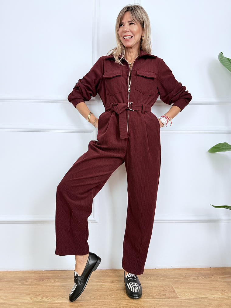 Lukas Jumpsuit 5263 Burgundy 1