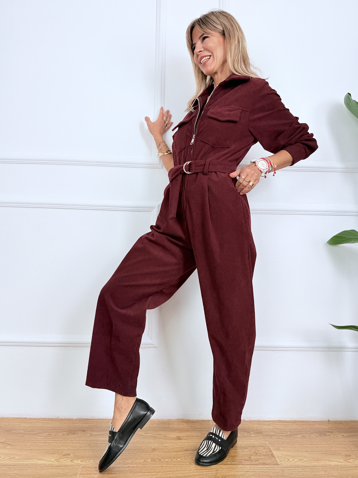 Lukas Jumpsuit 5263 Burgundy 2
