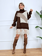 Miss Reed Sweater Dress 25865 Brown - thumbnail 1