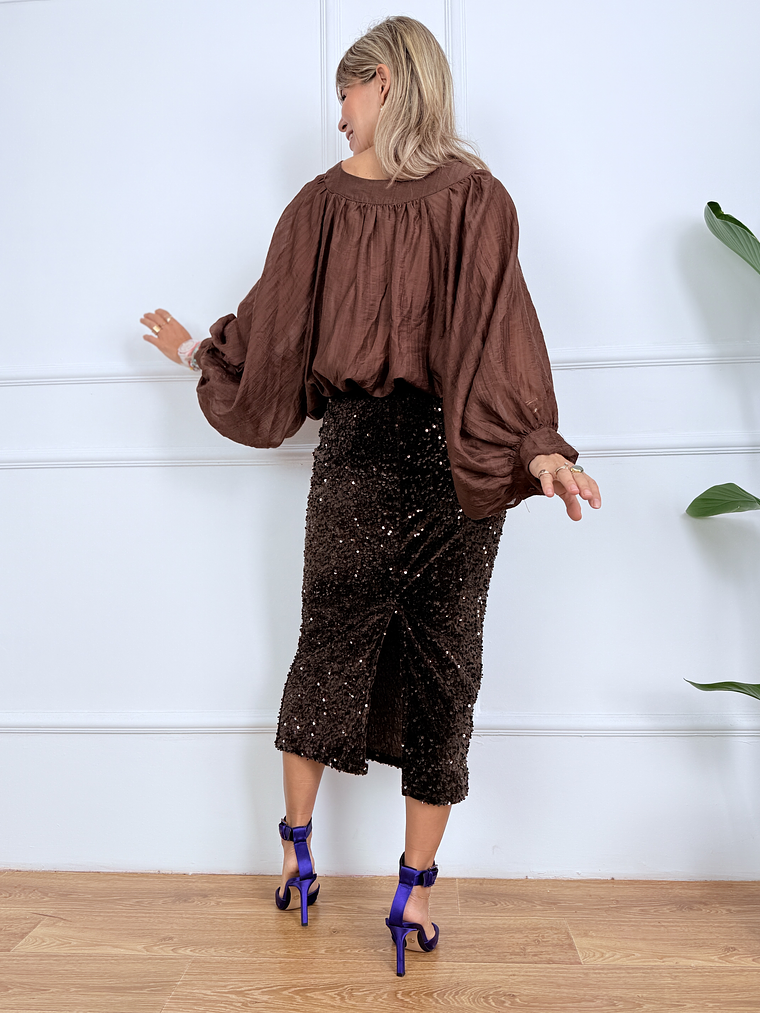 Glitz Fix Skirt 6843 Choco 2