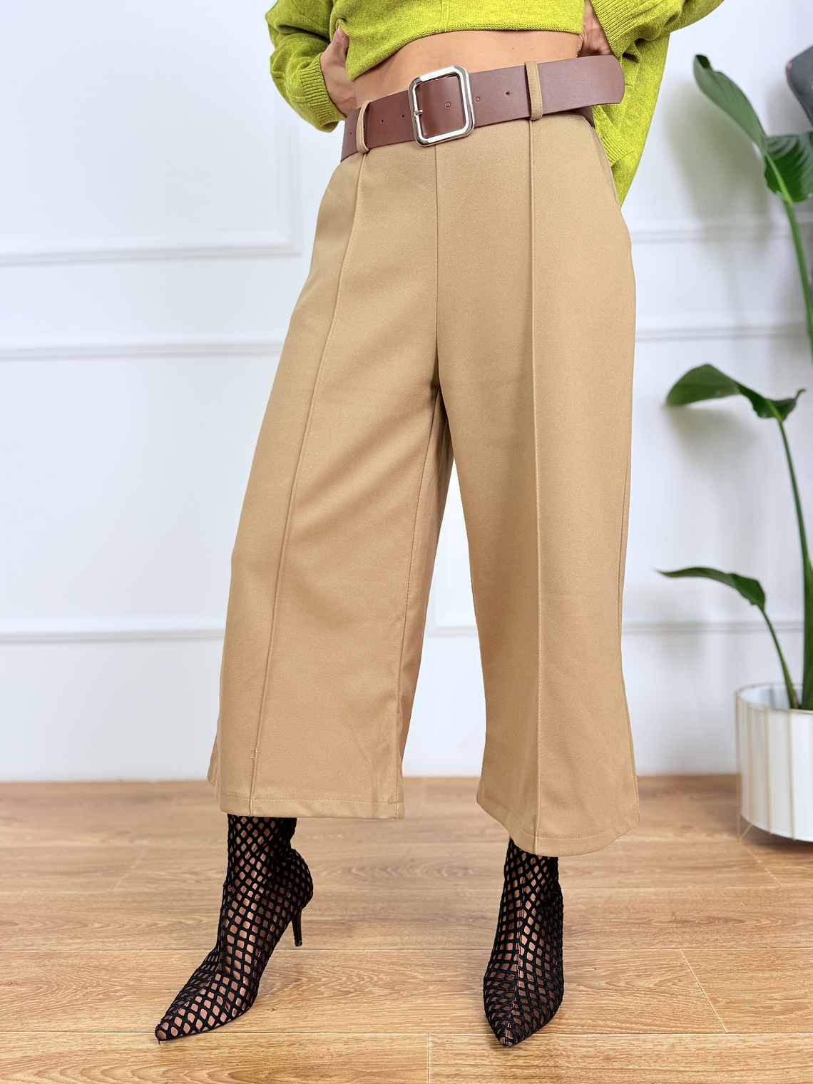 Esra Pants 18997 Camel 4