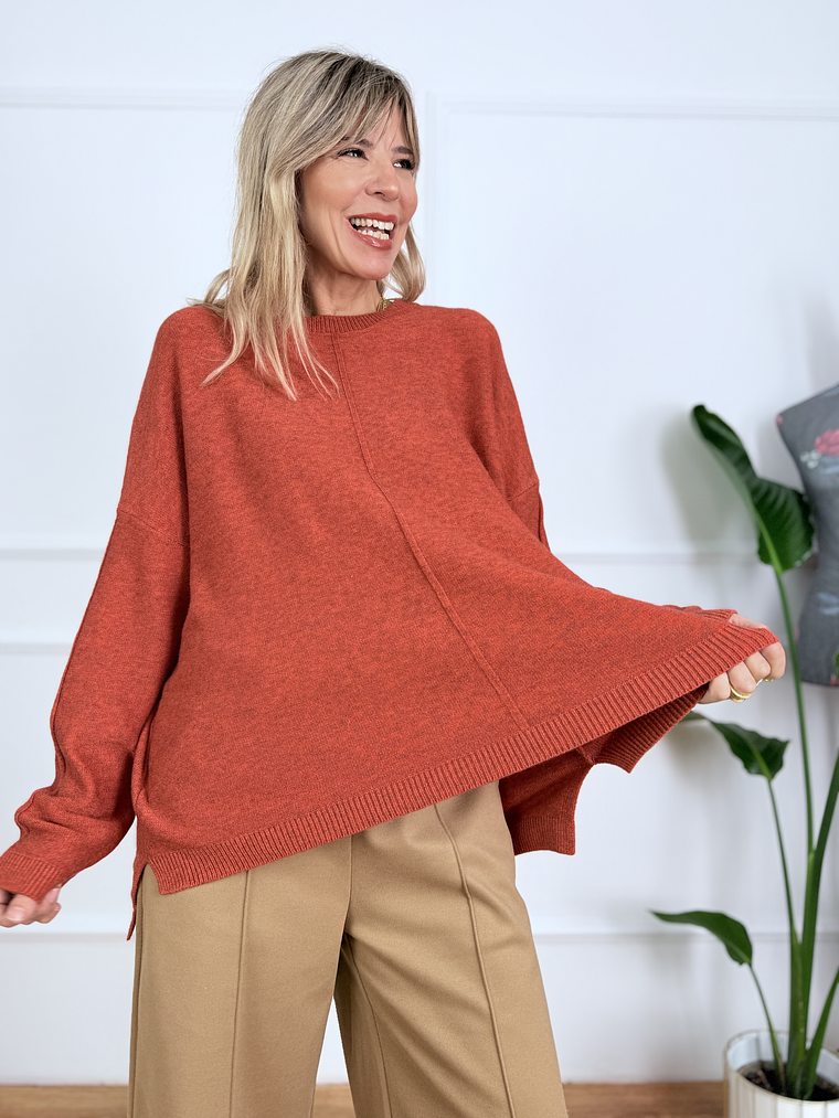 Berlin Sweater R187 Orange 1