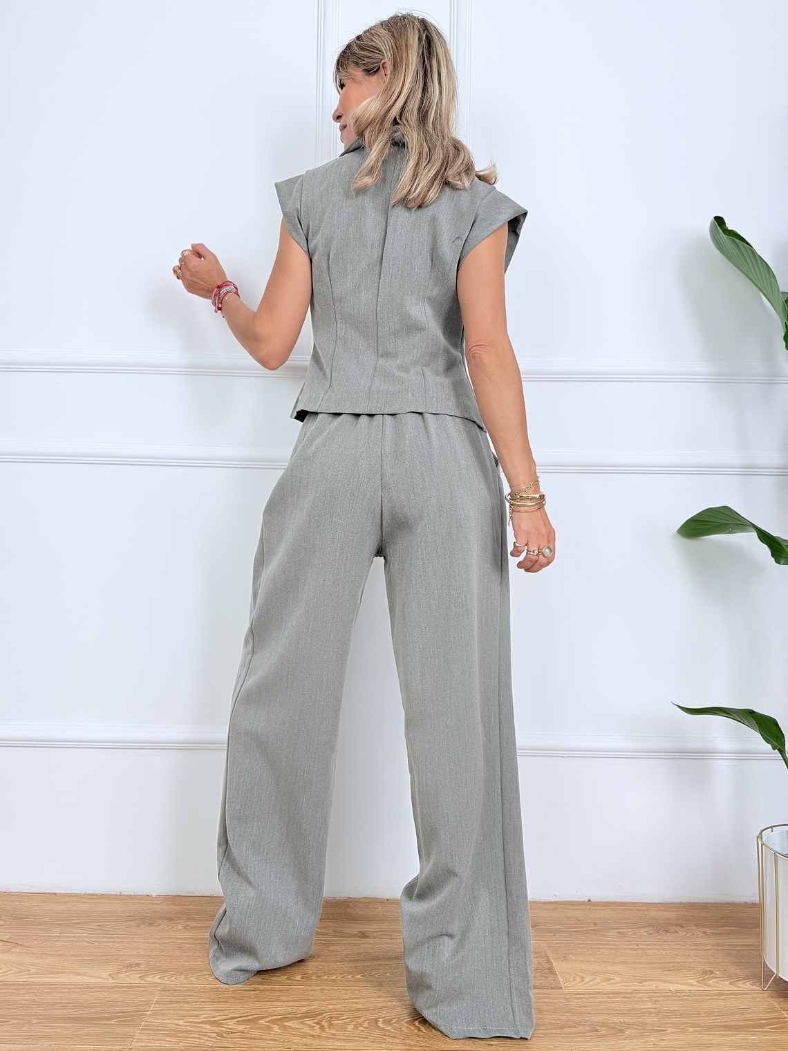 Style Sync Suit 42689 Gray 3