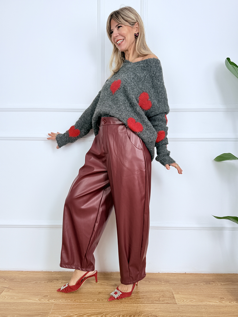 Heartly Sweater 7725 Charcoal 3