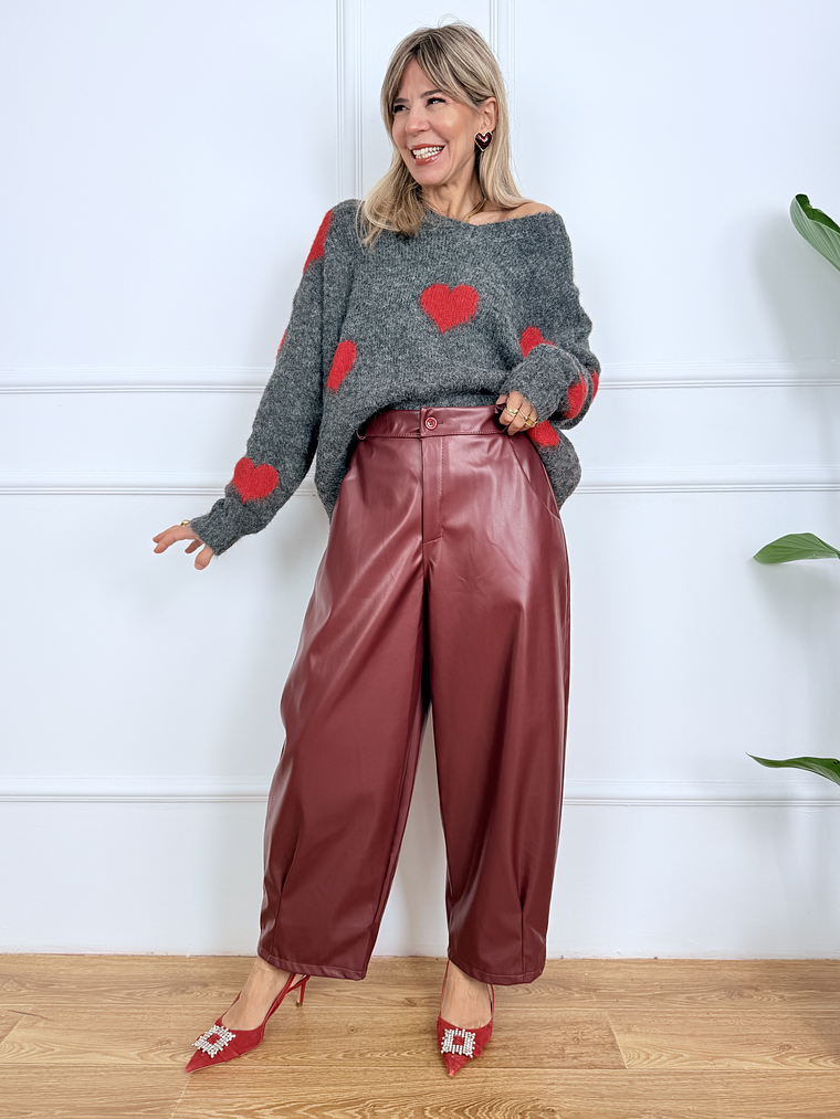 Heartly Sweater 7725 Charcoal 4