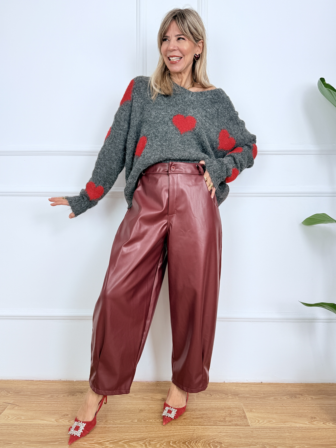 Heartly Sweater 7725 Charcoal 5