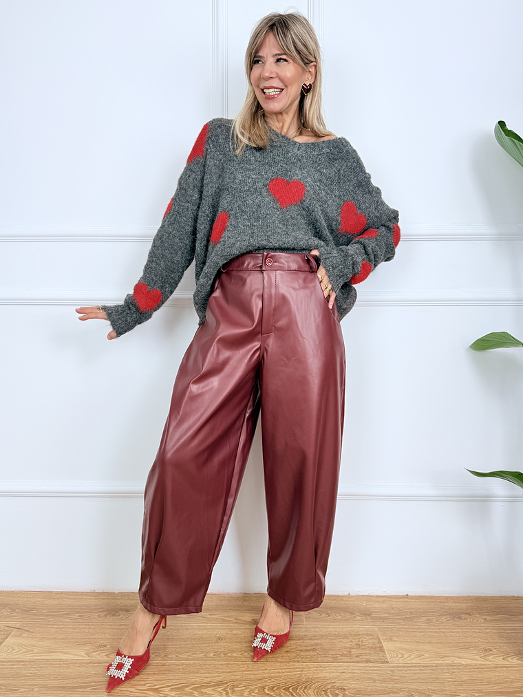 Heartly Sweater 7725 Charcoal 5