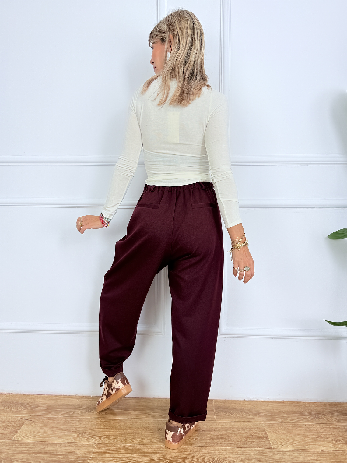 24720 Pants WINE  4