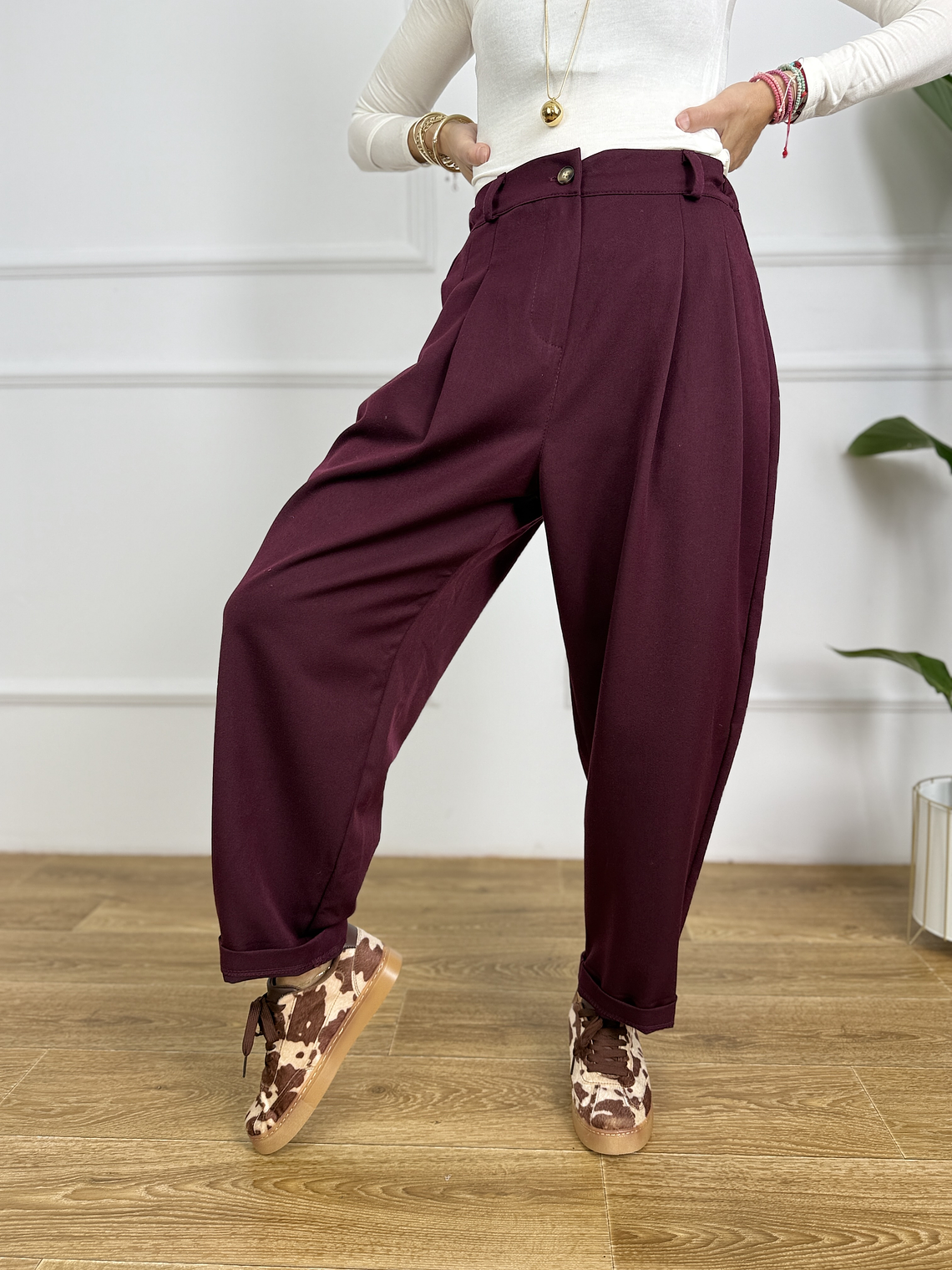 24720 Pants WINE  5