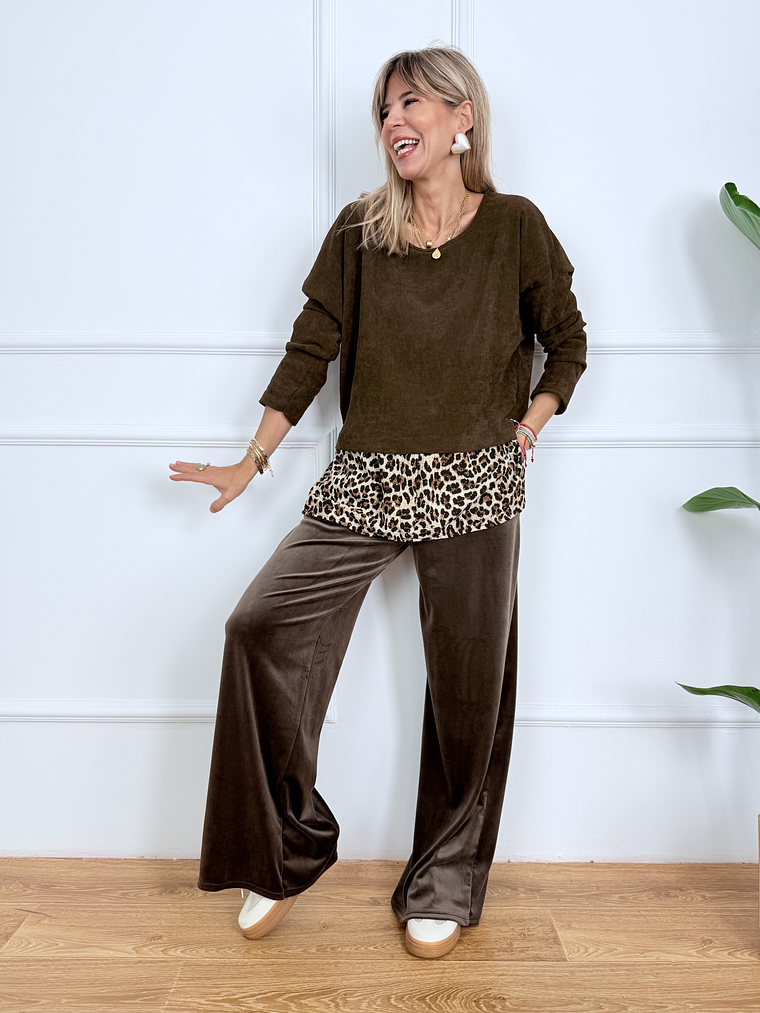 Wild Grace Sweater 59100 Coffee 3