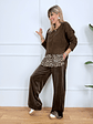BALANCE VELVET PANTS 16331 BROWN   - thumbnail 1