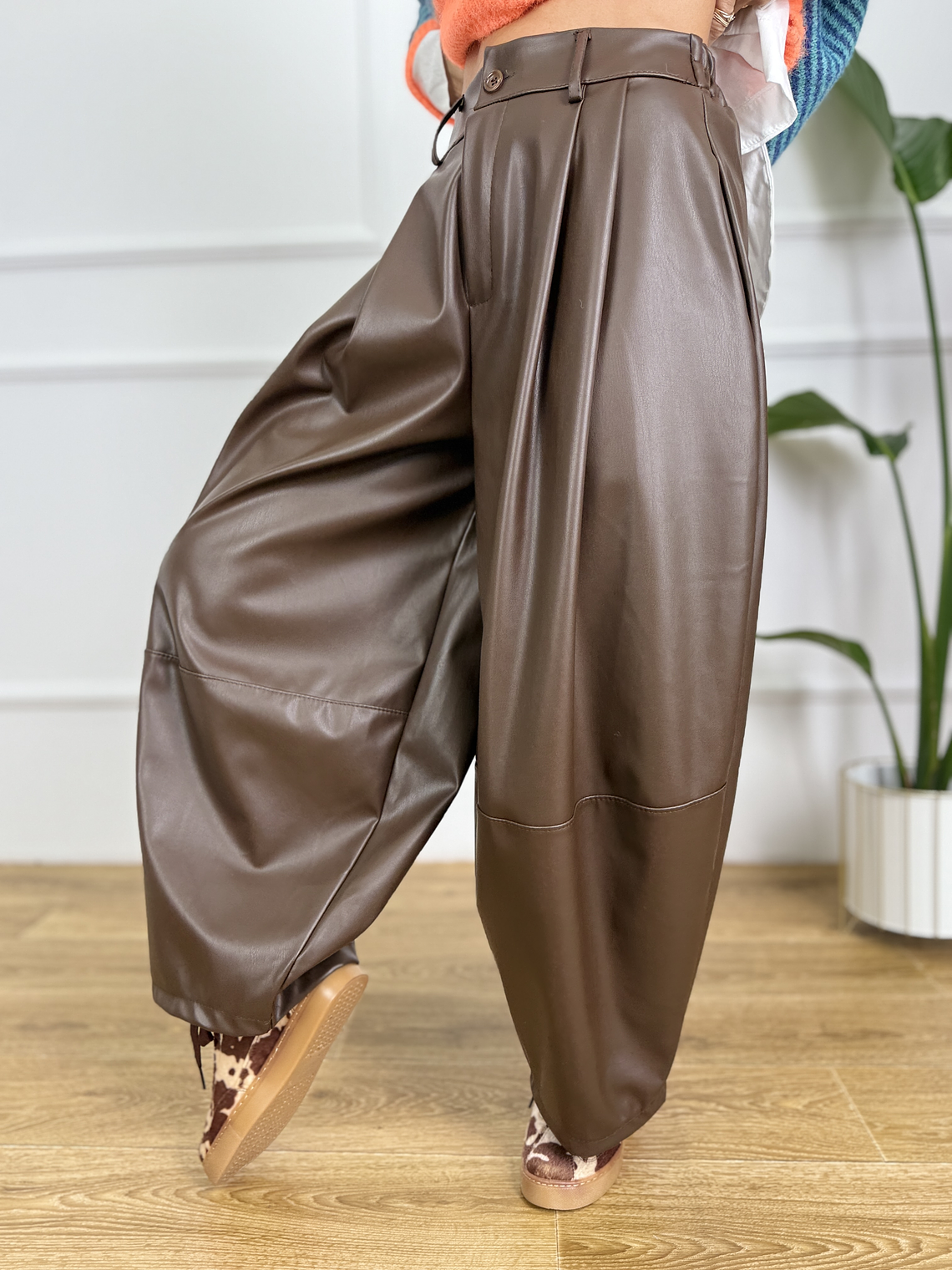 Modish Mingle Pants 13119 Brown 4