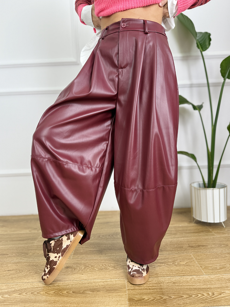 Modish Mingle Pants 13119 Burgundy 4