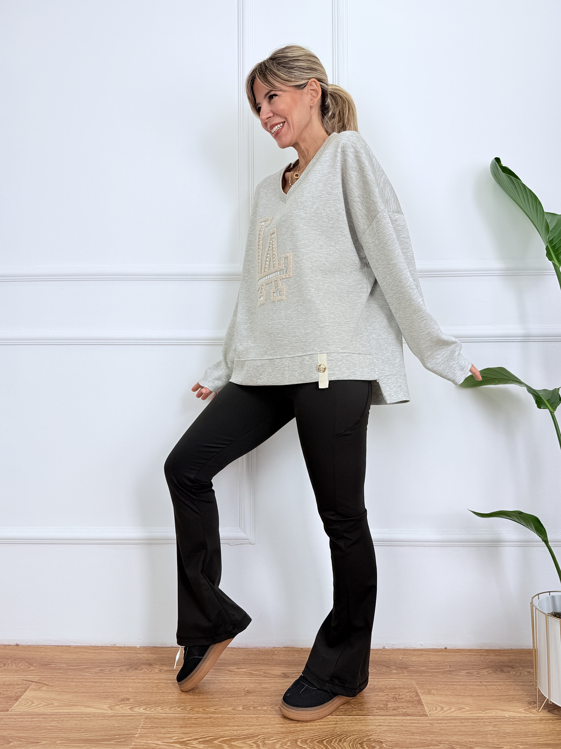 Beverly Sweatshirt 16034 Gray 3