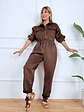Onepiece Muse Jumpsuit 58401 Brown - thumbnail 1
